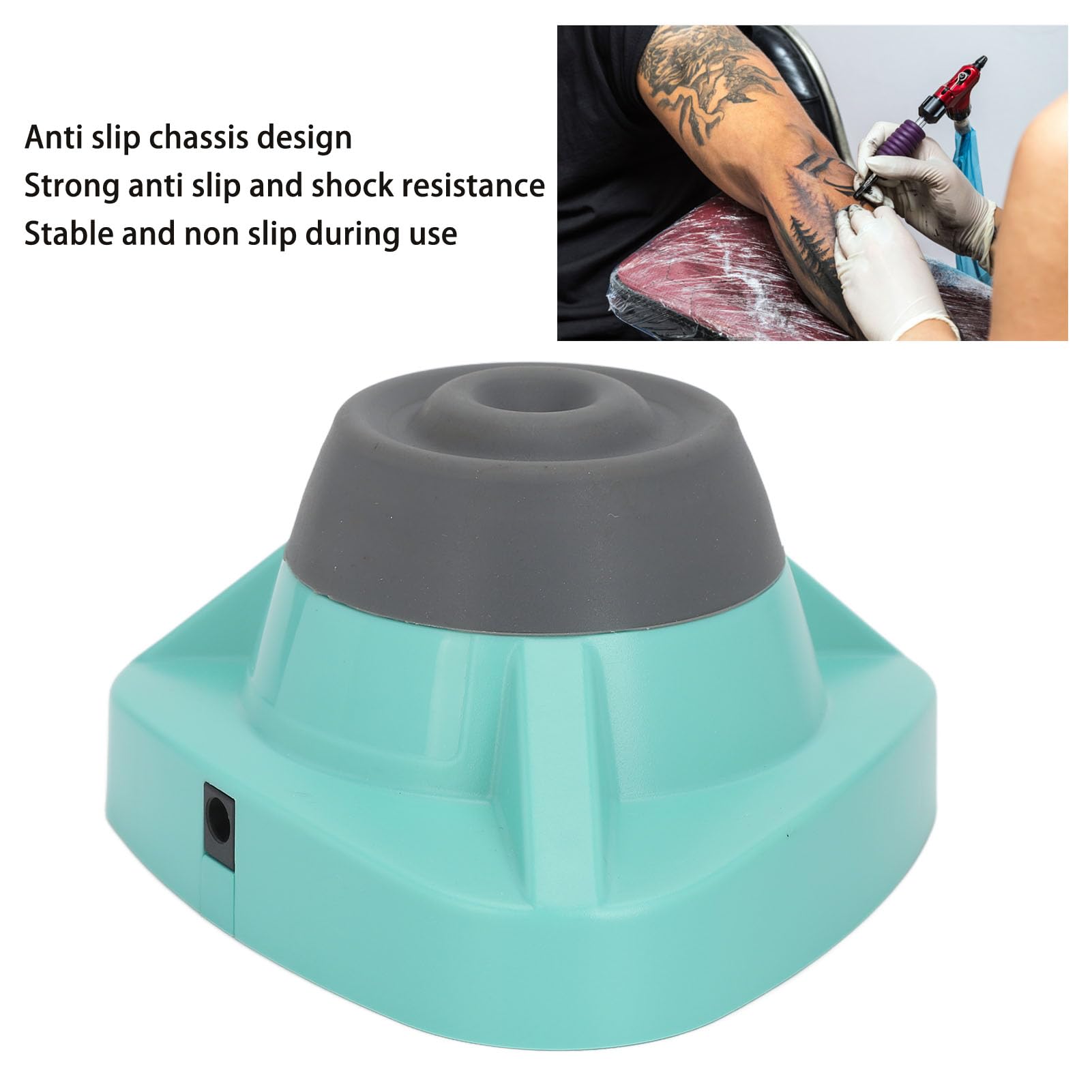 Elektrischer Vortex Mixer, Mini Vortex Mixer Schüttler, 10000 U/min 100–240 V Tätowierfarben Shaker vielseitig einsetzbar schnell mischendes Pigment Labor Vortex Mischer für Nagellack Kleber(EU)