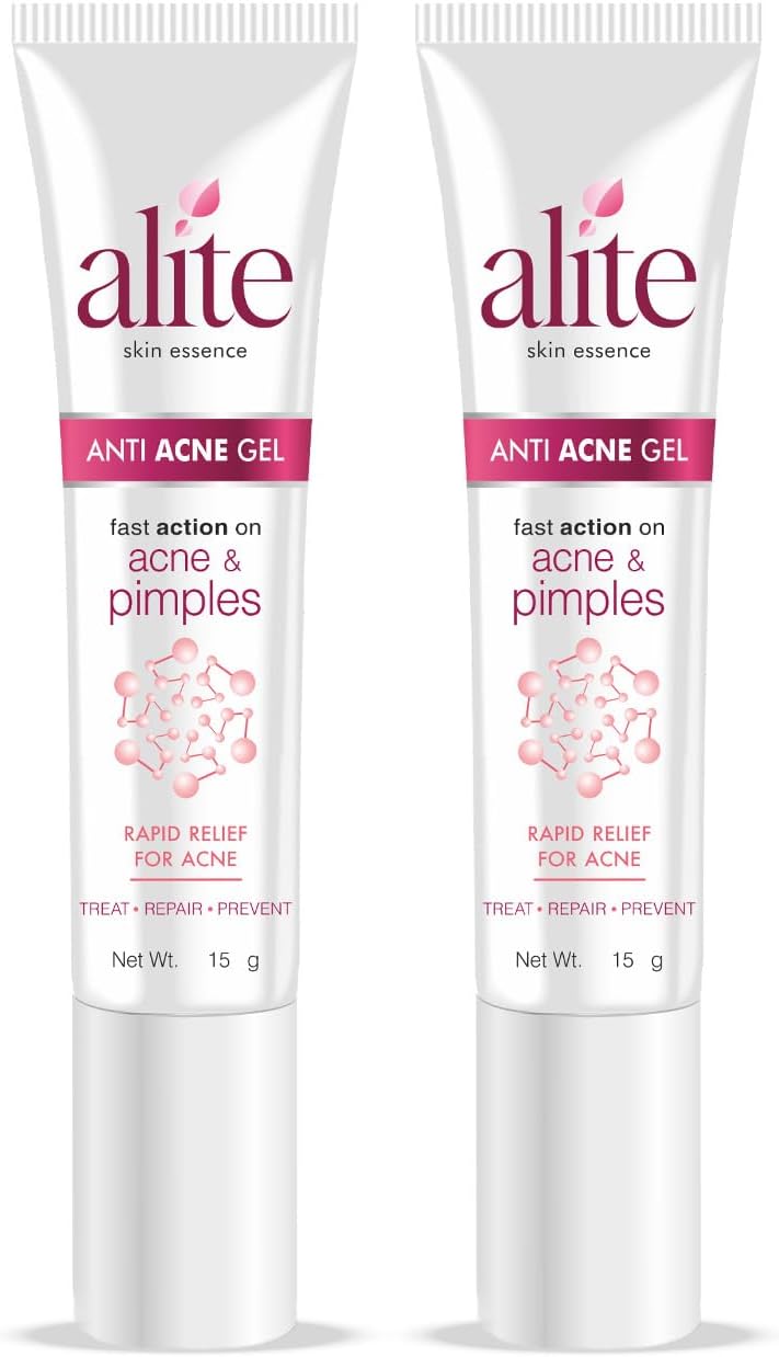 - Alite Anti Acne Gel | Fast Action on Acne & Pimples | Boosts Skin Health & Helps Manage Acne & Breakouts Pack of 2 (15g each)