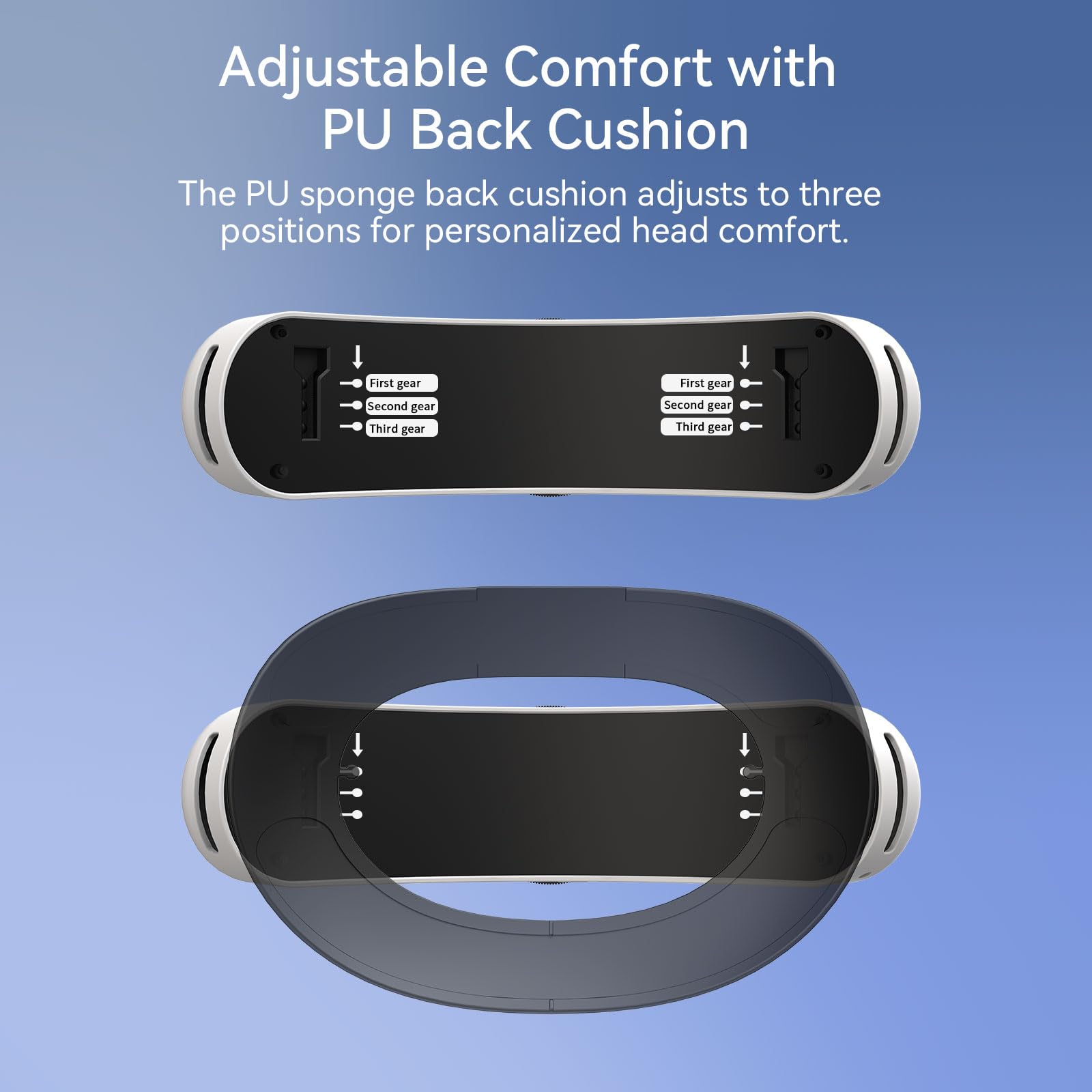 Fascia Regolabile Compatibile con Apple Vision Pro, Cinturino Elite per Ridurre la Pressione Facciale e Bilanciare il Peso, Comfort Migliorato e Immersione nel Gioco per Accessori Vision Pro