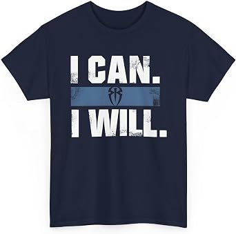 Roman Reigns I Can I Will t-Shirt OTC Bloodline Jey USO Pro Wrestling T-Shirt Tee Shirt for Man Woman