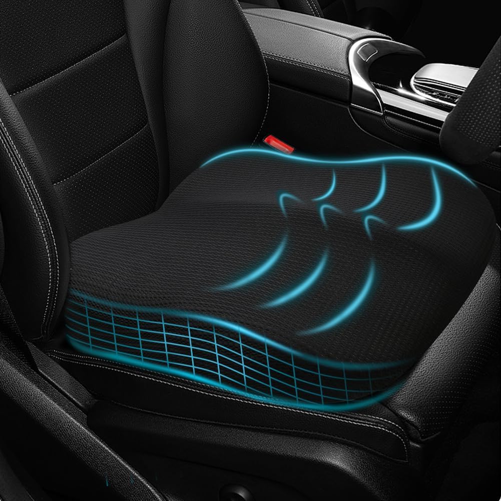 Cushion, Car, Seat Cushion, Seat Cushion, Butt Painless, Thick, Shabuton, Driving, Office, Car Cushion, Breathable Mesh, Memory Foam Cushion, Cover, Washable, Anti-Slip