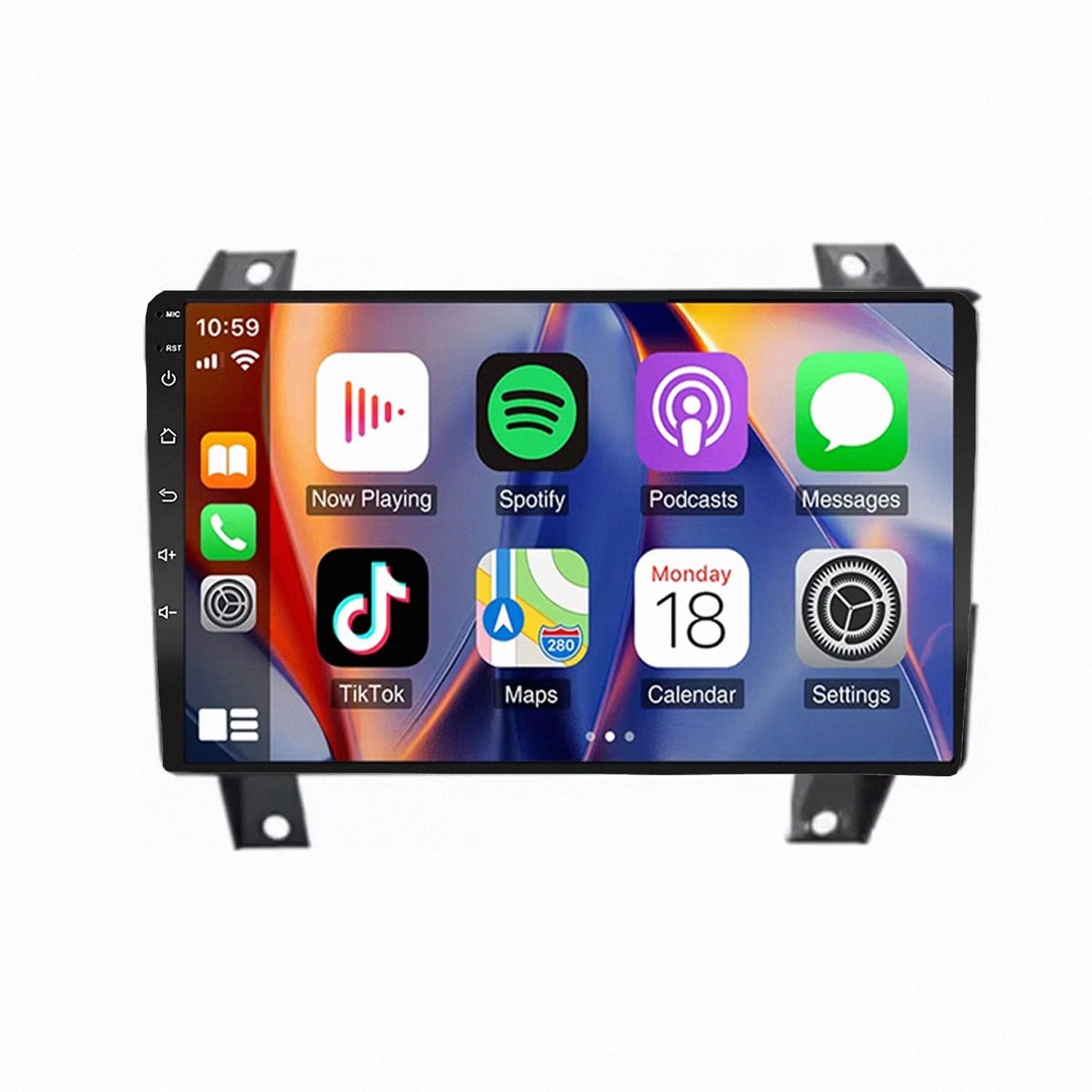 Radio Samochodowe dla Great Wall GWM PAO POER 2019-2021 Steering Wheel Controls Wyświetlacz Samochodowy Fm Am Bluetooth Usb Android Auto Do, 8 Core 4G+64G