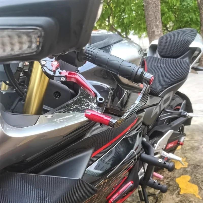 Ochraniacze dłoni Ochrona kierownicy motocykla Hamulec i dźwignia sprzęgła Osłona dłoni Tarcza akcesoria do ochraniaczy(GSXR-Red)