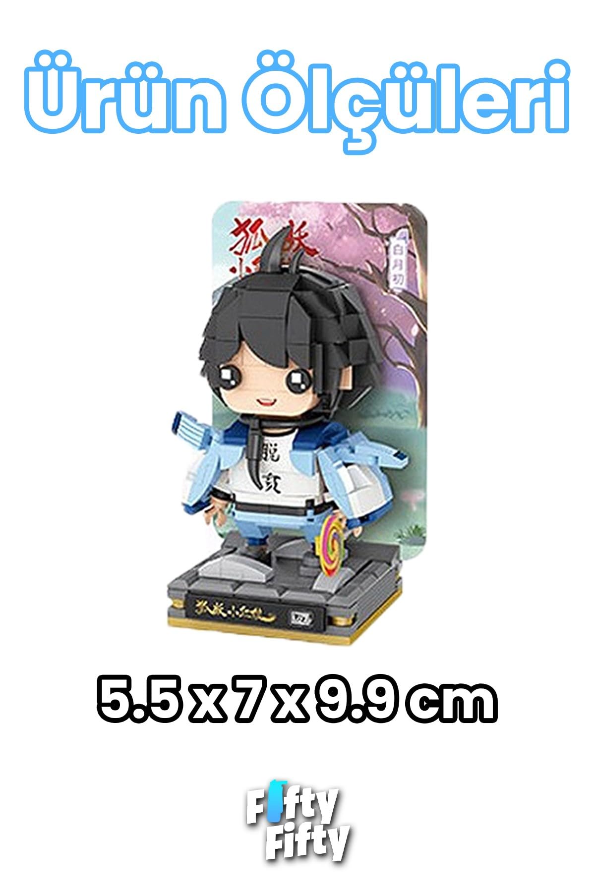 Loz Micro Anime Serisi 1322 Modeli 349 Parça Dekoratif Oyuncak Yapım Seti Yapı Blok FFLZ-1322