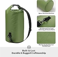 Vista 3 de STOVER 5/10/25/30/40/55L Waterproof Dry Bag- Roll-Top Backpack w/Phone Case- Kayaking, Hiking, Camping, Boating- Men/Women