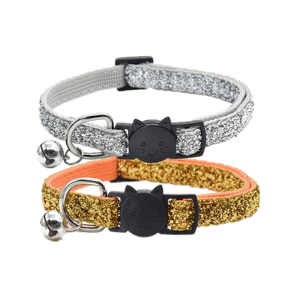 Colliers réglables pour chiens et chats : l'accessoire jaune foncé pour les sorties