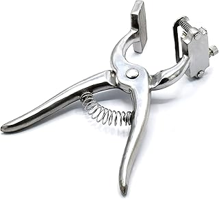 AAProTools Live Stock Tattoo Plier with Ear Release, Lightweight, Aluminum