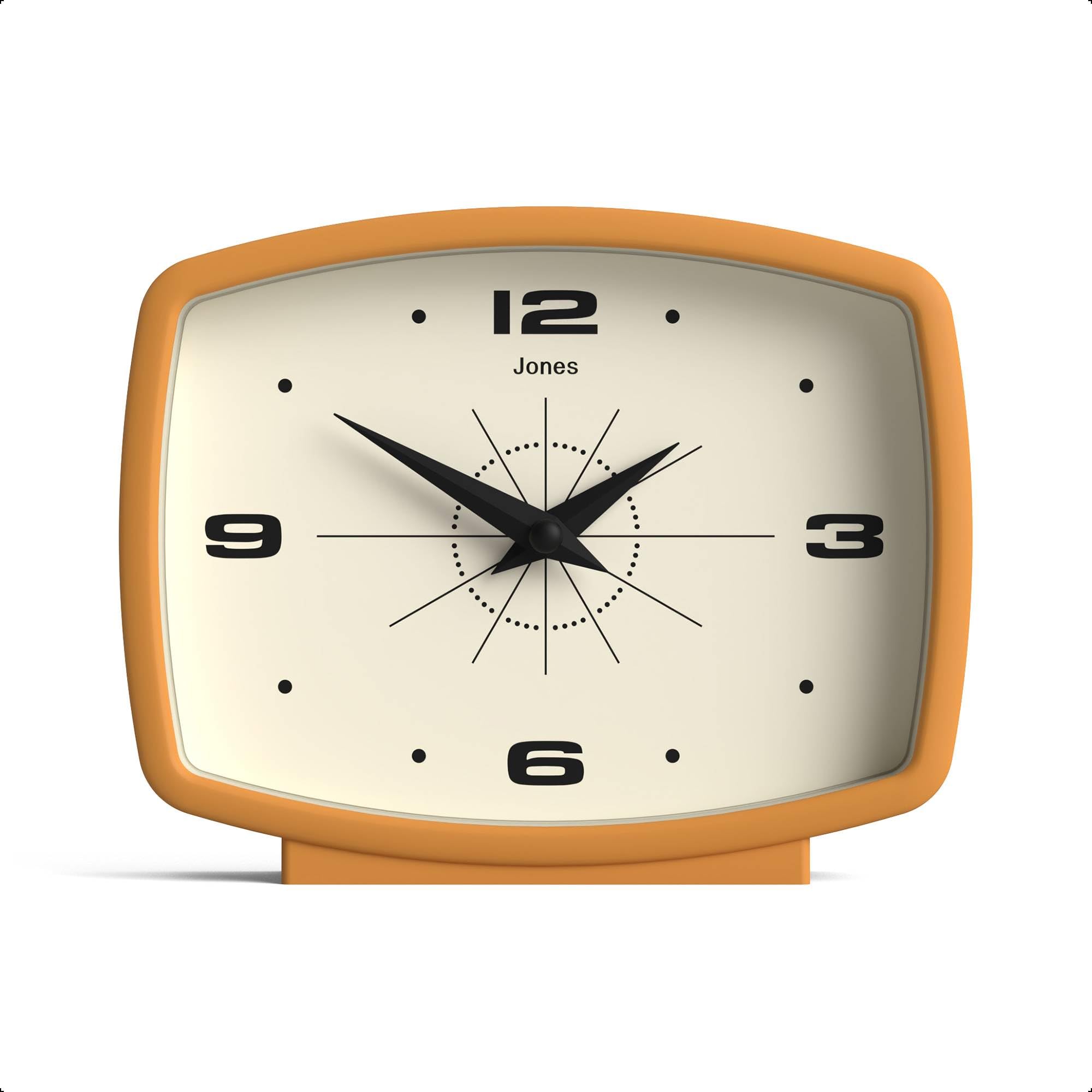 Amazon.com: JONES CLOCKS® Film Desk Clock | Retro Rectangular