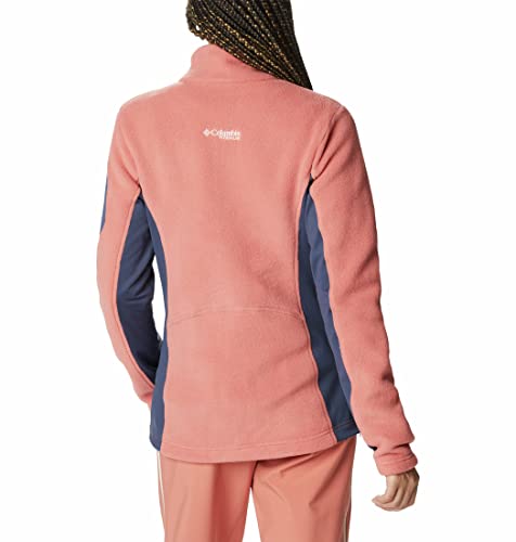 Image of Columbia Women's Titan Pass 2.0 II Fleece (AR1351 Dark Coral, Nocturnal S)