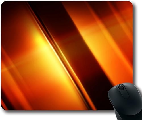 Aero Dark Orange 13 Gaming Mouse Pad Personalized Hot Oblong Shaped Mouse Mat De