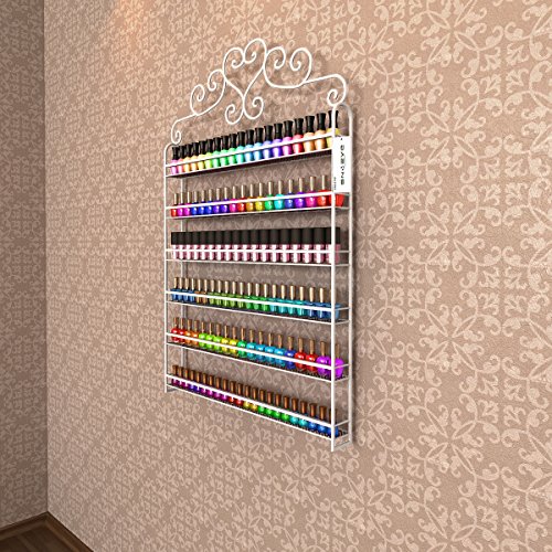 Dazone® 6-tier Metall Herz Nagellack Organizer Aromatherapie und ätherischen Ölen Regal Lippenstiftständer Aufbewahrung… – Bild 4