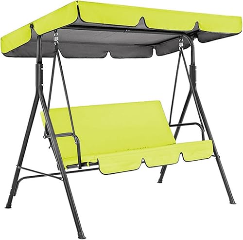 Miniatura 8 de Toldo de columpio para porche, cubierta de repuesto para toldo de columpio, impermeable, resistente al viento, anti-UV, resistente, tela Oxford,