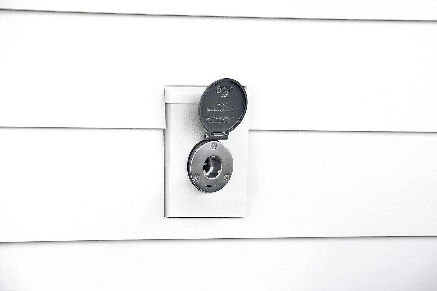 Aquor Wall Hydrant V1+ Frost-Free Outdoor Faucet with Quick-Connect and Anti-Siphon, 8 inch, Slate Gray Polymer : Patio, Lawn & Garden