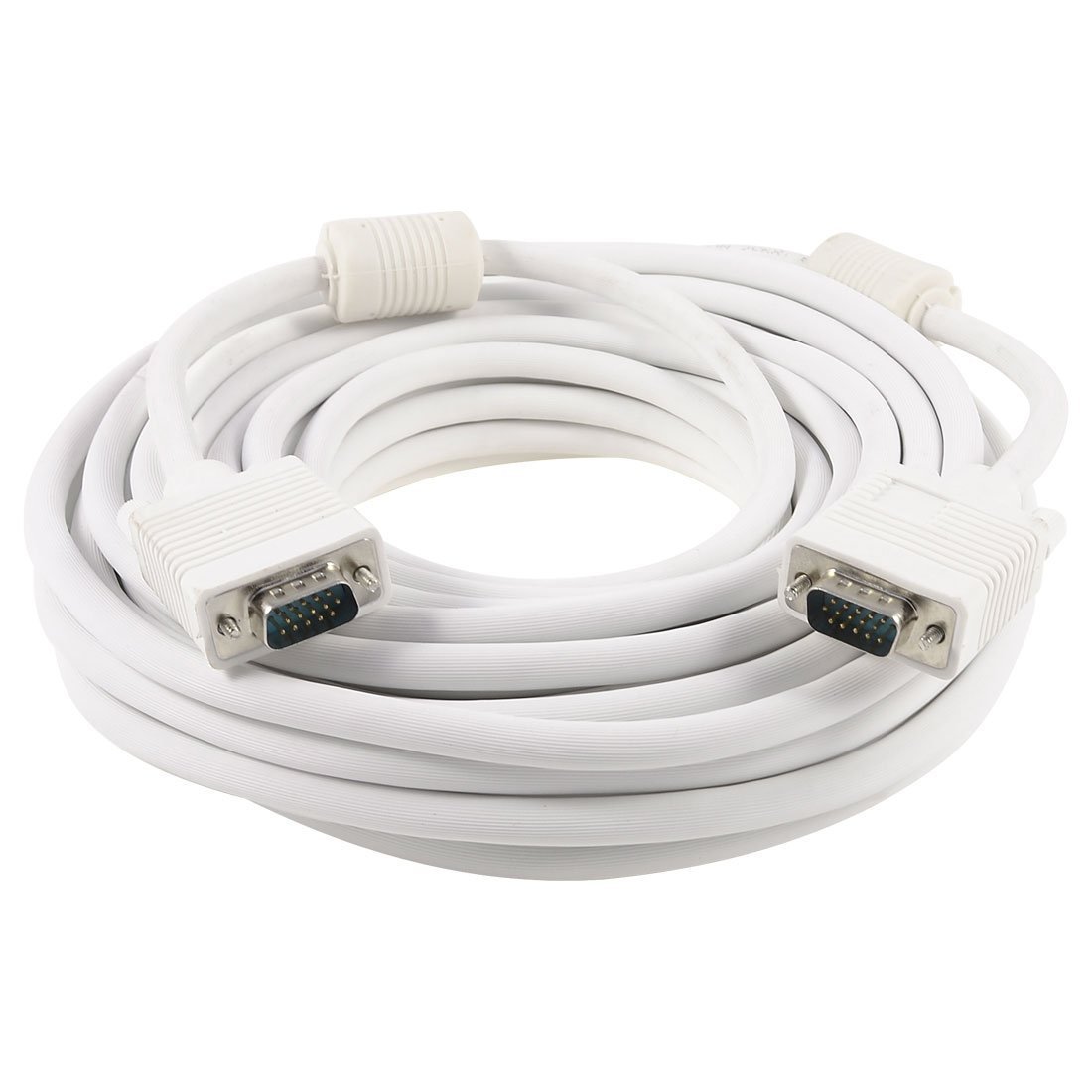 CLASSYTECH VGA Cable Male To Male HD15 Pin 1.5 Meter / 5 Feet For Computer Monitor, Projector, Pc, Tv Video Cable - White (B0D7HV8BH1) Amazon Price History, Amazon Price Tracker