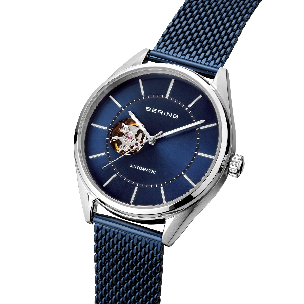 BERING Zegarek męski z mechanizmem automatycznym – kolekcja Automatic ze stalą nierdzewną i szkłem szafirowym 16743-307
