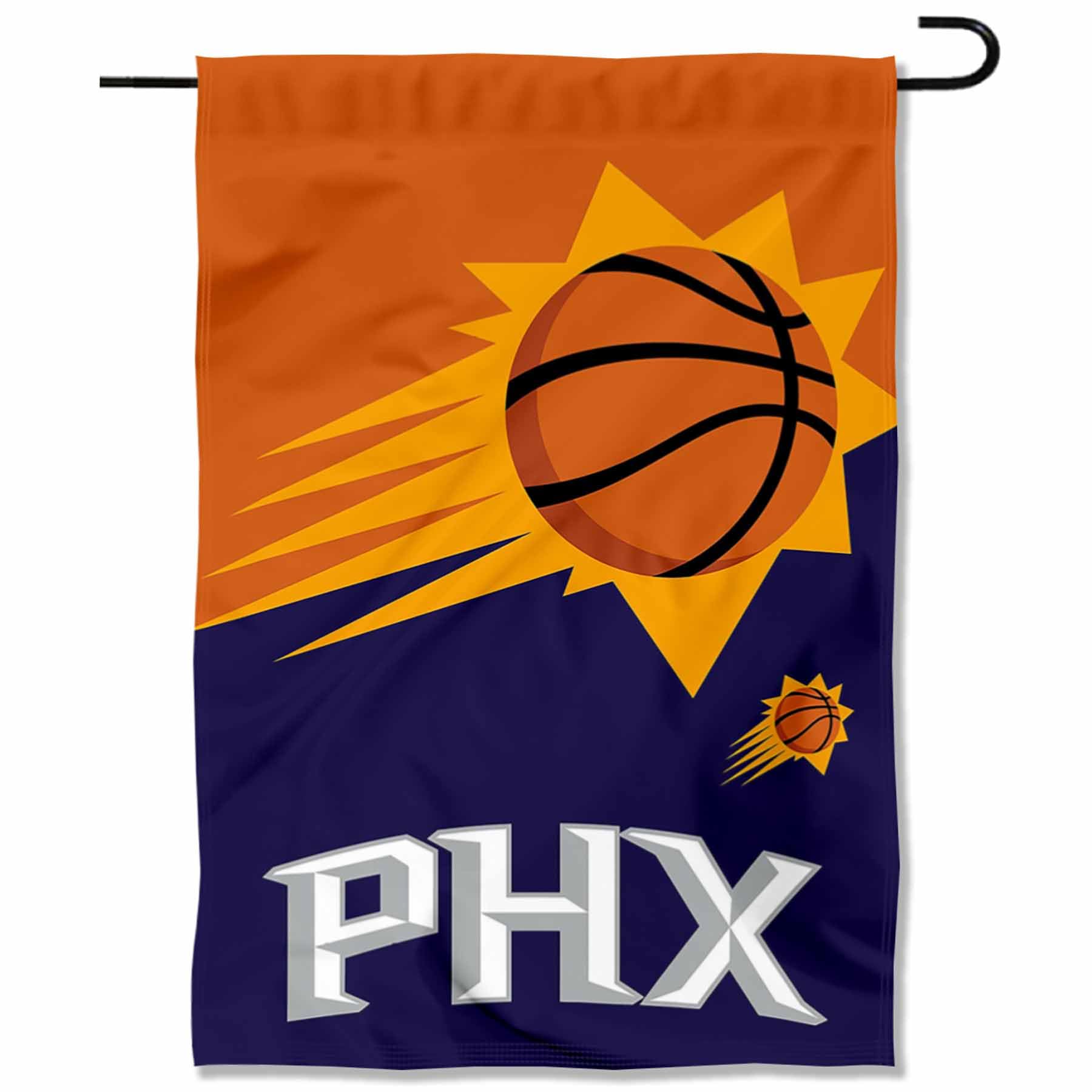 Drapeau de jardin Phoenix Suns double face pour extérieur de maison - 7