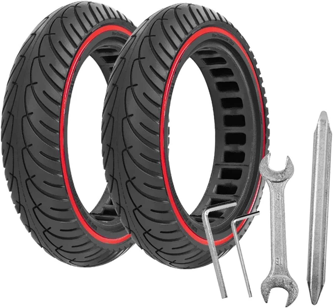 8.5 Inch Honeycomb Tyre Soild Tires,Compatible for Xiaomi M365 1S Pro Electric Scooter Anti-Explosion Shock Absorber Damping Spare Wheels