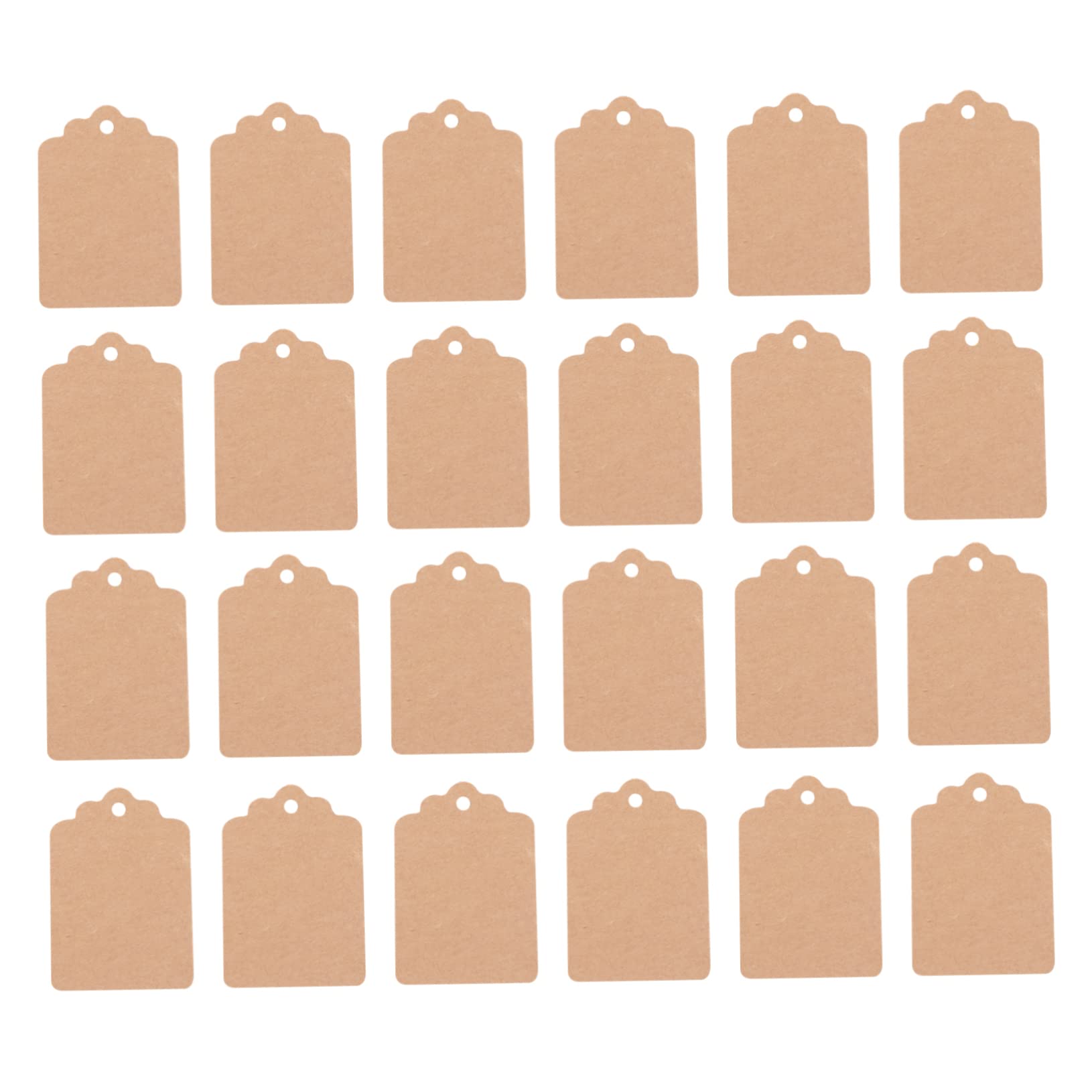 Etiquetas de Papel Kraft Orificio para Hilo 1000 Piezas Lisas