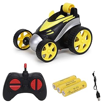CADDLE & TOES Remote Controlled Monster Like Model Sports Car and Remote Controlling speed with 360 Degree Rotation / RC Cars Stunt Car, 4WD 2.4GHz Double Sided Rotating 360 Flips Vehicles, Drift High-Speed Off-Road Stunt Truck Toys for 3 4 5 6 7 8-12 Year Old Boy Toys Birthday Gifts Multicolor