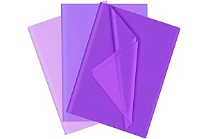 SardinYu 30 Sheets Purple Tissue Paper Sheets for Gift Wrapping