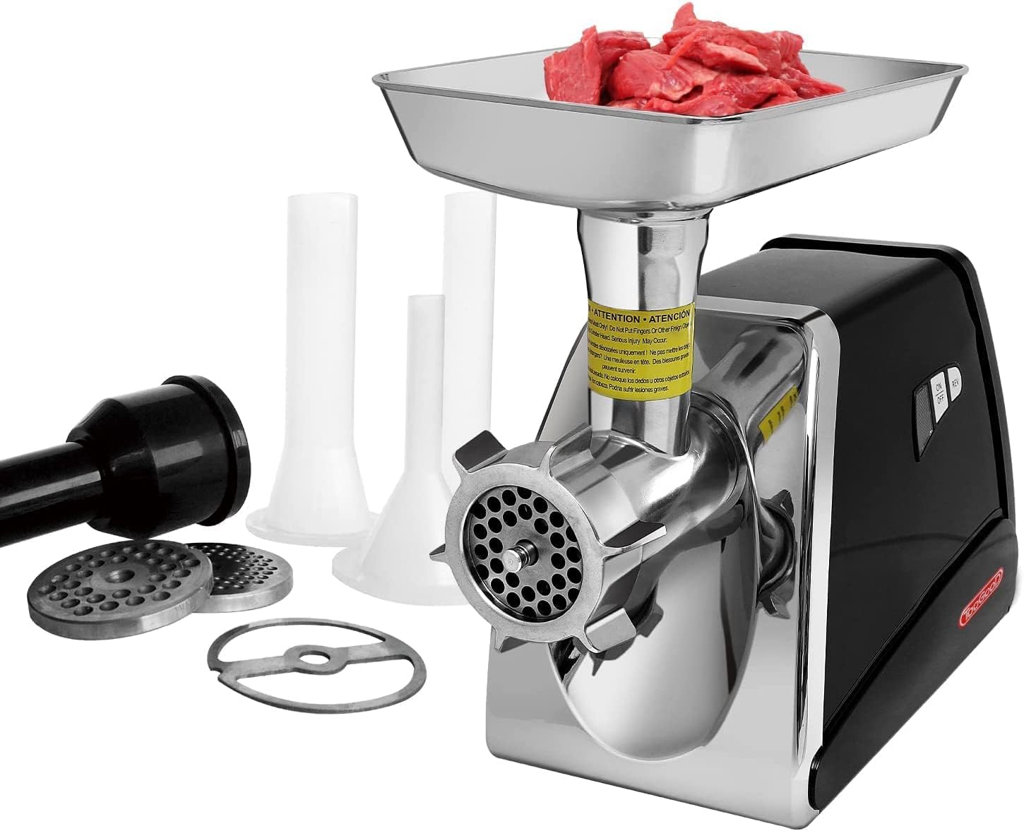 Electric Meat Grinder 8 Stainless Steel, 575W[3000W Max