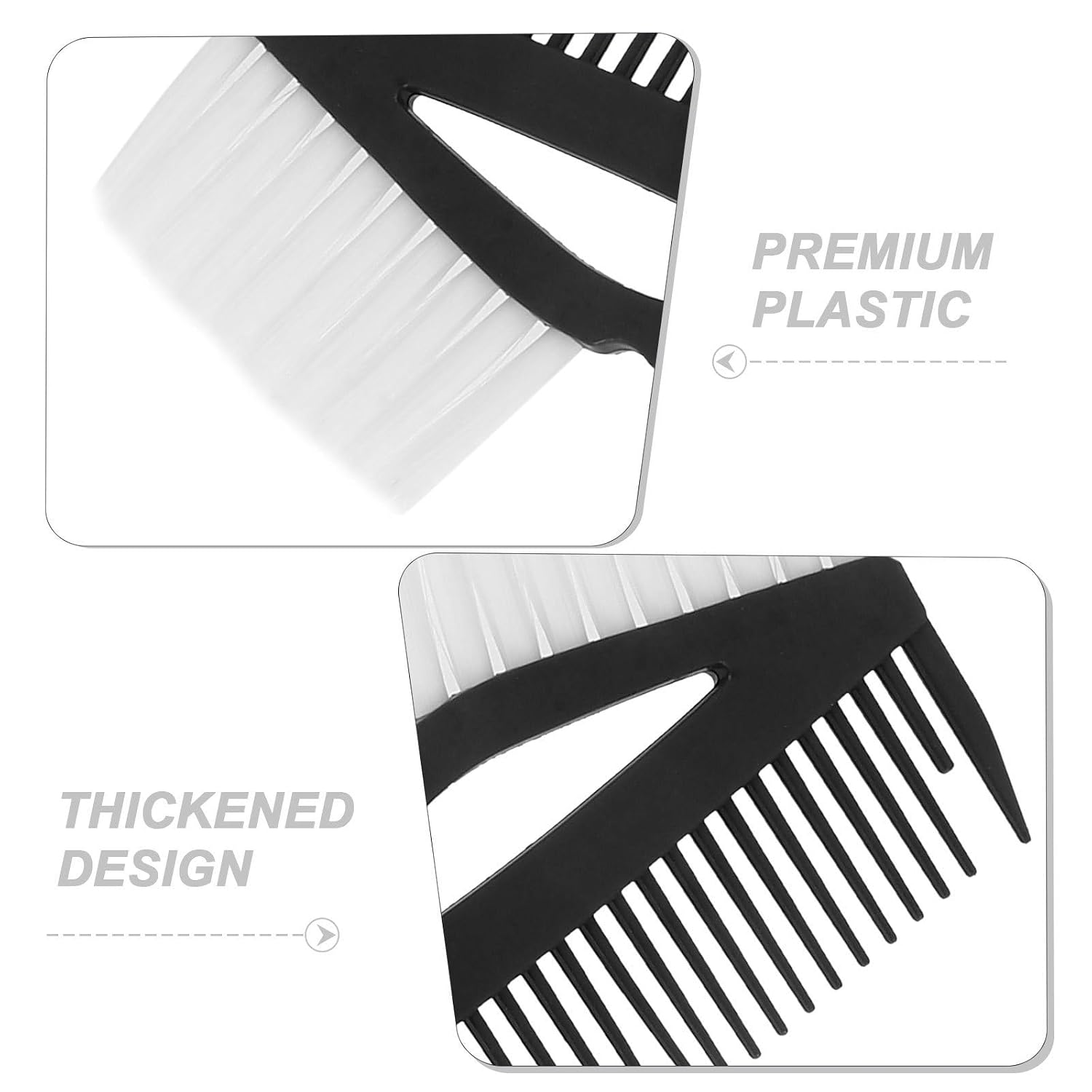 Toddmomy 2pcs Efficient Hair Dye Brush and Comb Tool Made of Sturdy Plastic, Resistant to Deformation, for Hairdressing Salon and Personal Home Use
