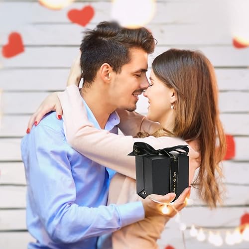 Miniatura 6 de FOHEEL Regalos de cumpleaños para mujeres, regalos del día de San Valentín, regalo de cumpleaños, caja de amor de rosas preservadas, regalos para