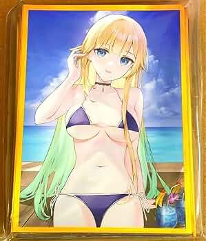 ぶいすぽっ！ 藍沢エマ 水着 スリーブ プレイマット セット 【pir】 ぶいすぽっ！ 藍沢エマ 水着 スリーブ プレイマット セット