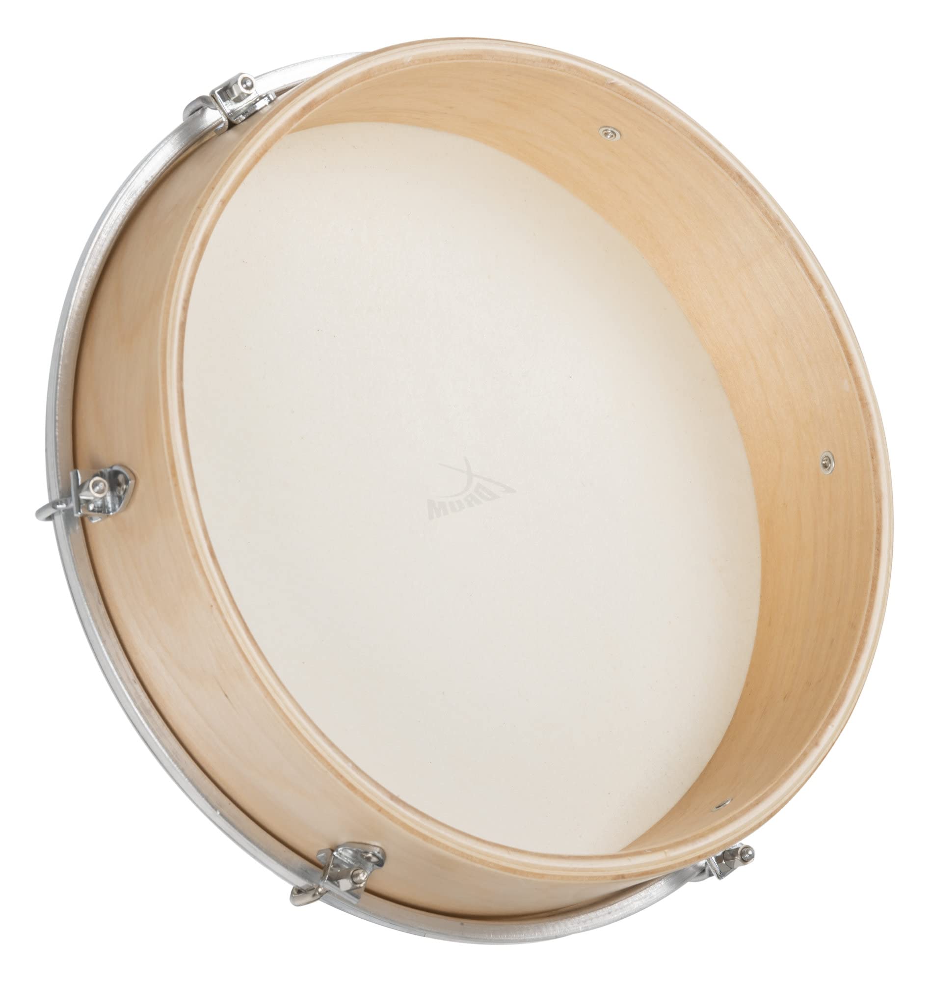 XDrum HTM-12S 12" Handtrommel mit Natur-Fell 3x Set - Rahmentrommel mit Naturfell - Stimmbar mit 6 Spannhaken - Holzrahmen aus Ahorn - Ergonomischer Griff - Natur