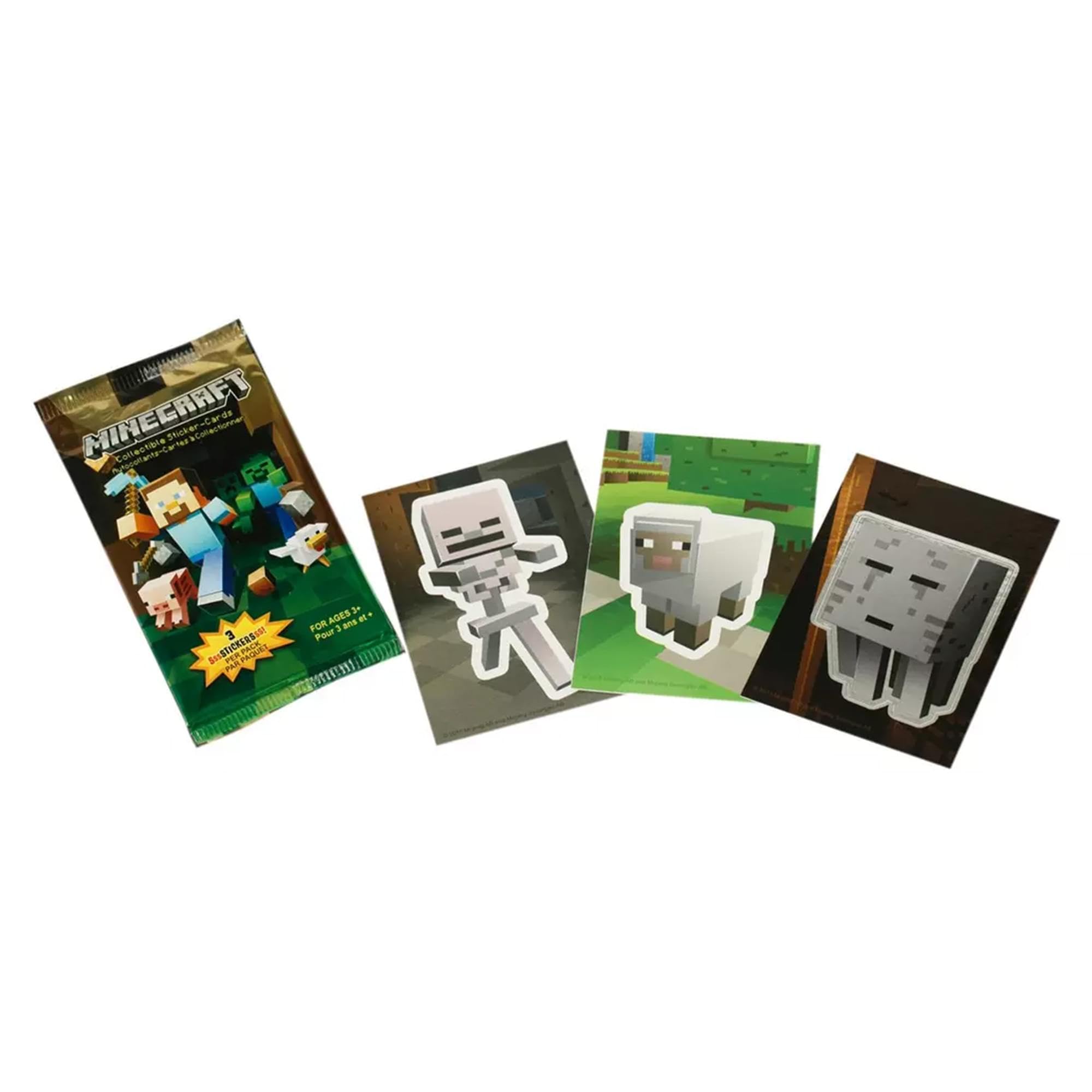 Amazon.com: Minecraft Trading Card Sticker Box