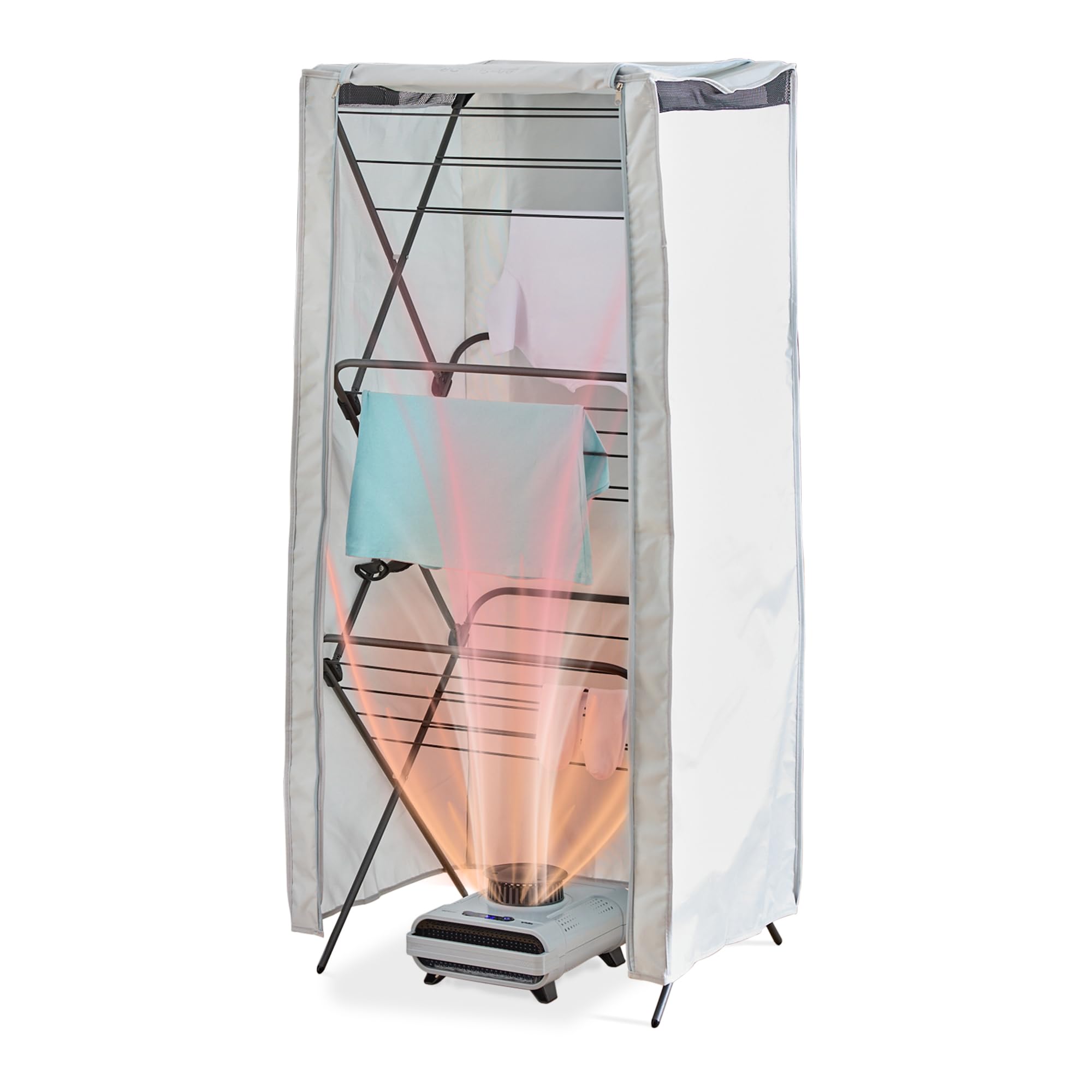 Minky SureDRI Heat Pod Pro, Dries Clothes 4x Faster, Transform 3 Tier Clothes Airer into Heated Clothes Airer, 1.5M Cord, Up to 3 Hours Working Time, Low Running Costs, Compact & Portable