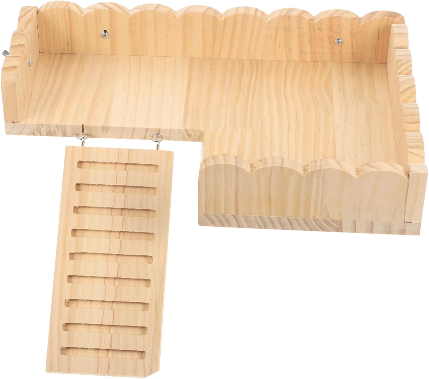 Levemolo 1set Hamster Toy Set Platform Ladder Guinea Pig Cage Ramp Pet Accessory