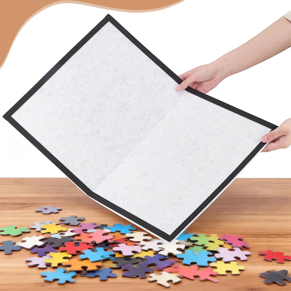WADORN Foldaway Felt Mat for Puzzle Storage Up to 500pcs image 3