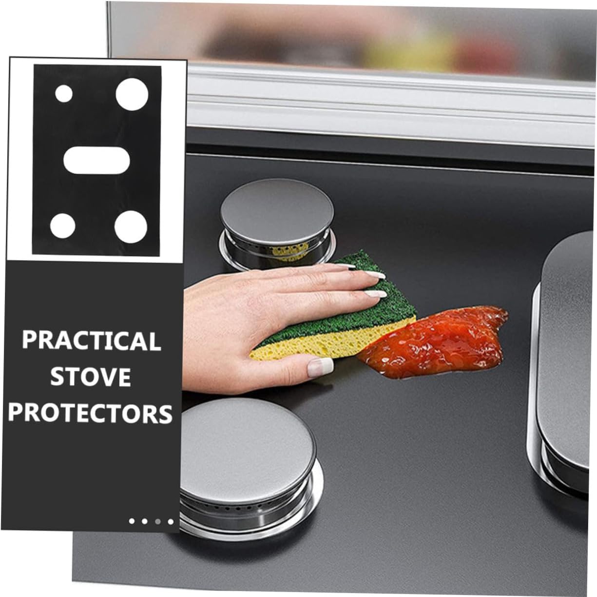 DOITOOL Induction Cooktop Heat Resistant Mat Kitchen Gadgets Gas Stove Protective Pad