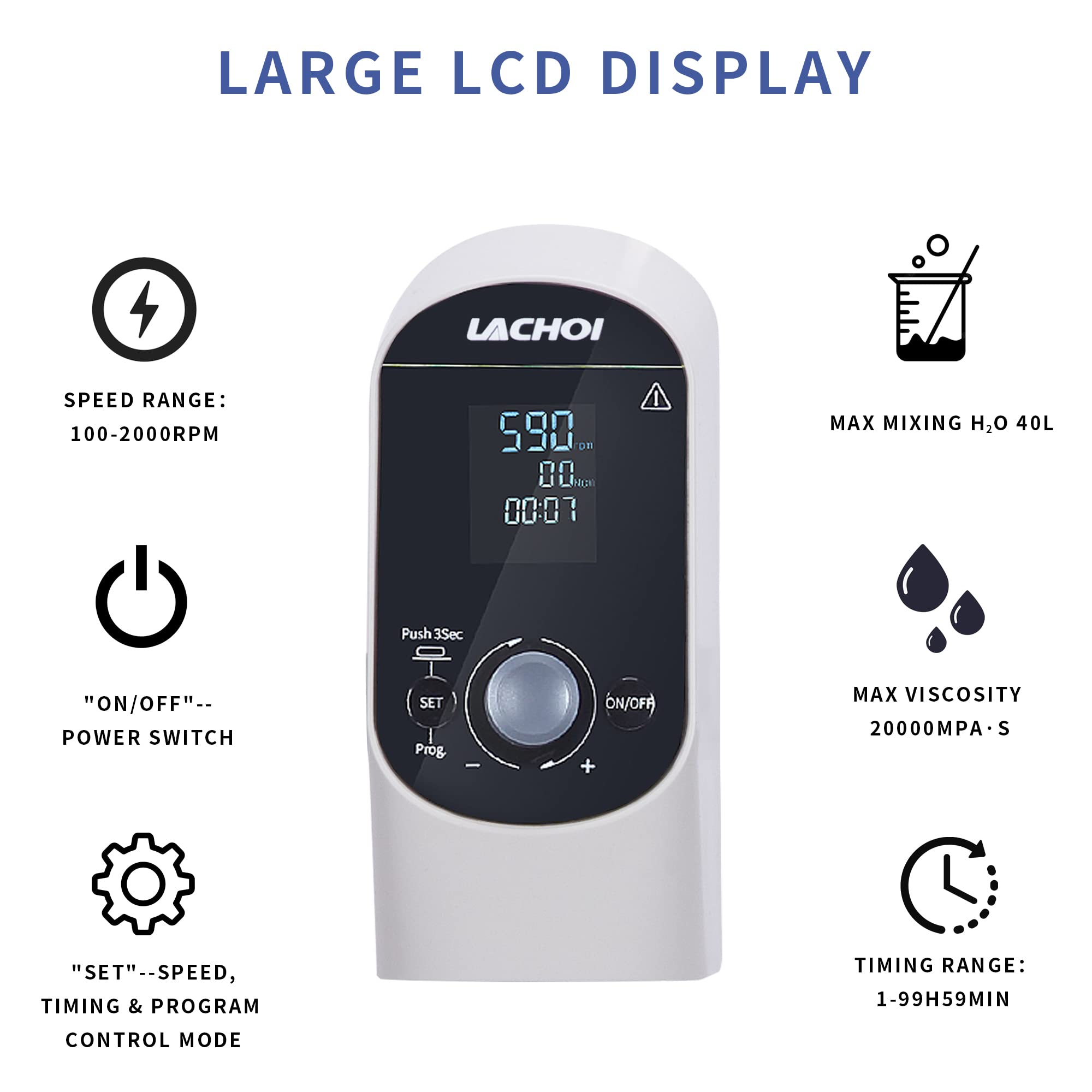 Science Lab Stirrers Large LCD-40L