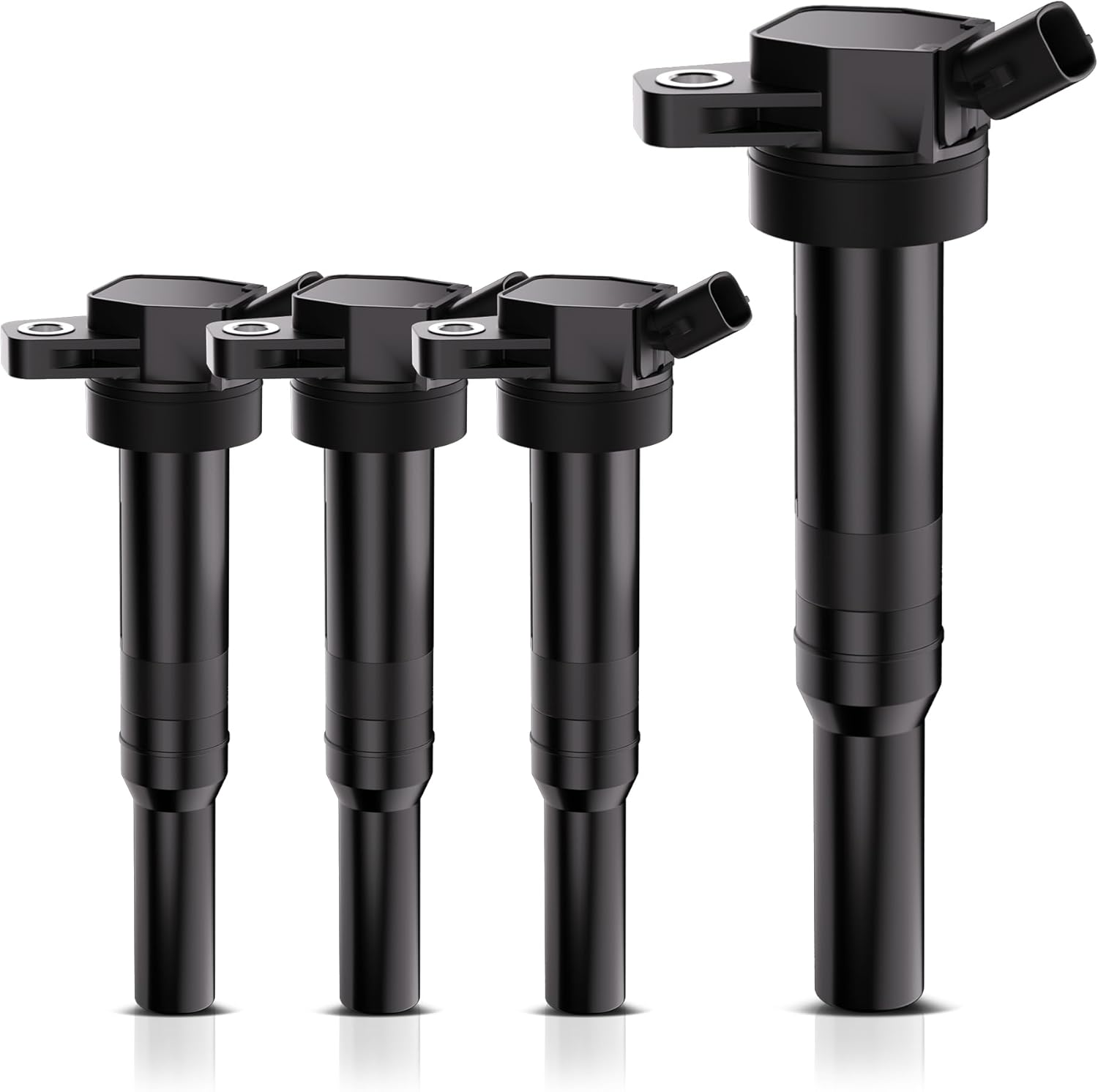 Ignition Coil Pack Set of 4 Compatible with Hyundai Elantra 2011-2016, Tucson 2014-2021, Kia Forte 2014-2016, Soul 2012-2019, Replaces UF651 UF651T GN10633