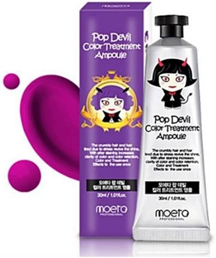 MOETA Pop Devil Hair Dye And Treatment Ampoule, 04 Violet