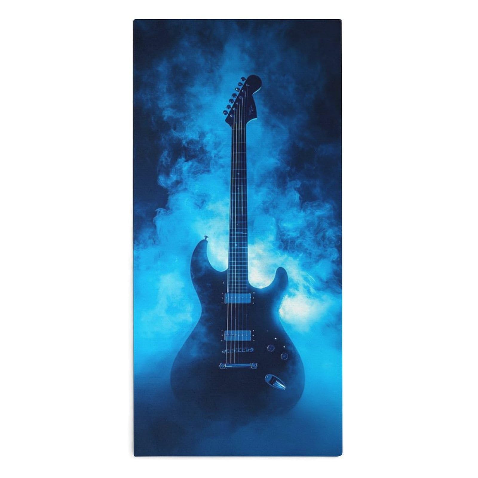 TXFBTRFSA Guitar Music Hand Towels for Adult Face Towel Bath Beach Swim Accessories