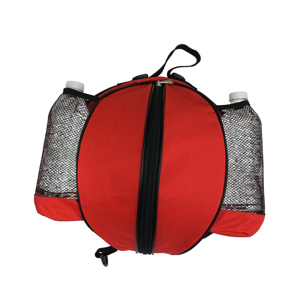 Bolsa de baloncesto tamaño 7 (29.5 pulgadas) para balón de fútbol, voleibol, sóftbol, deportes, bolsa de transporte + correa de hombro ajustable, 2 bolsillos laterales de malla, toalla para