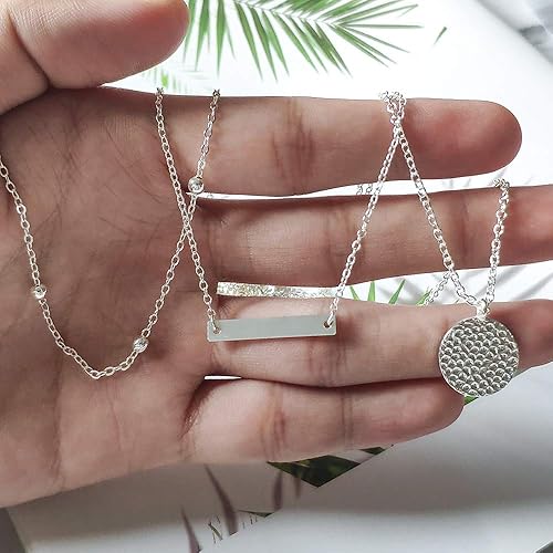 Vista 7 de YANCHUN Collar occidental con dije grueso, collar de cordón de joyería bohemia con colgante, accesorios de joyería