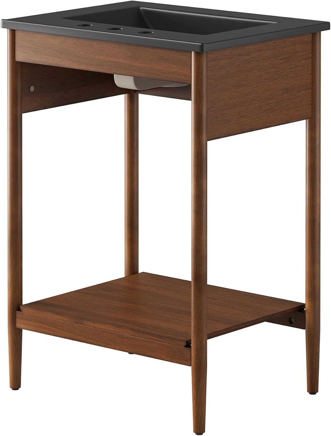 Modway EEI-6661-WAL-BLK Zaire 24" Bathroom Vanity, Walnut Black