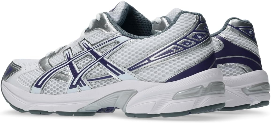 Asics Gel-1130 White & Dusty Purple Women's Sneakers - Image 3
