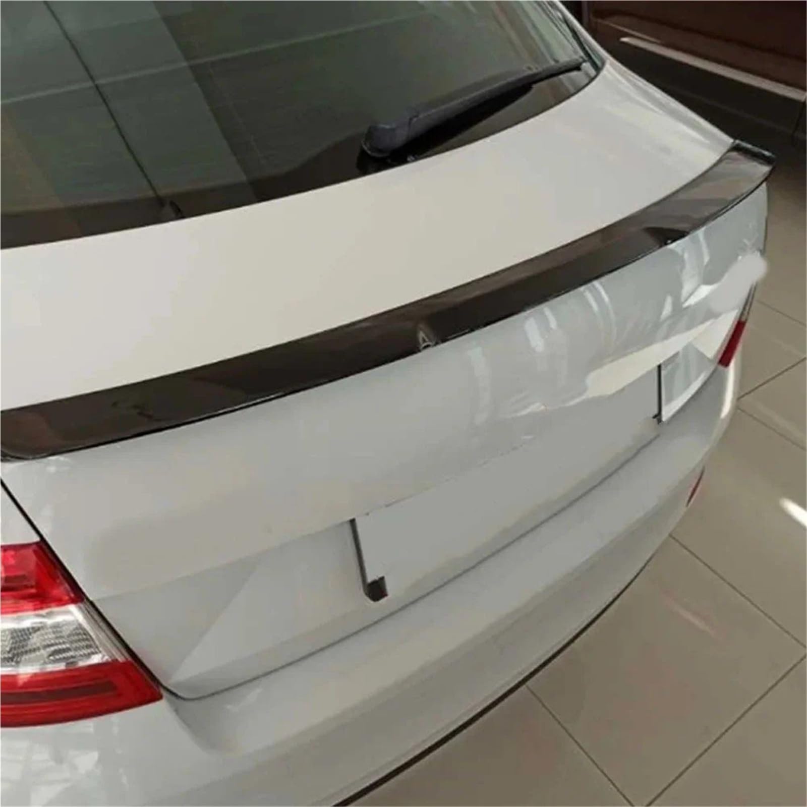 Dla Skoda Dla Octavia 2015-2017 Spoiler Bagażnika Lotka Tylny Skrzydło Na Klapie Spojler Tylny Trunk Wing