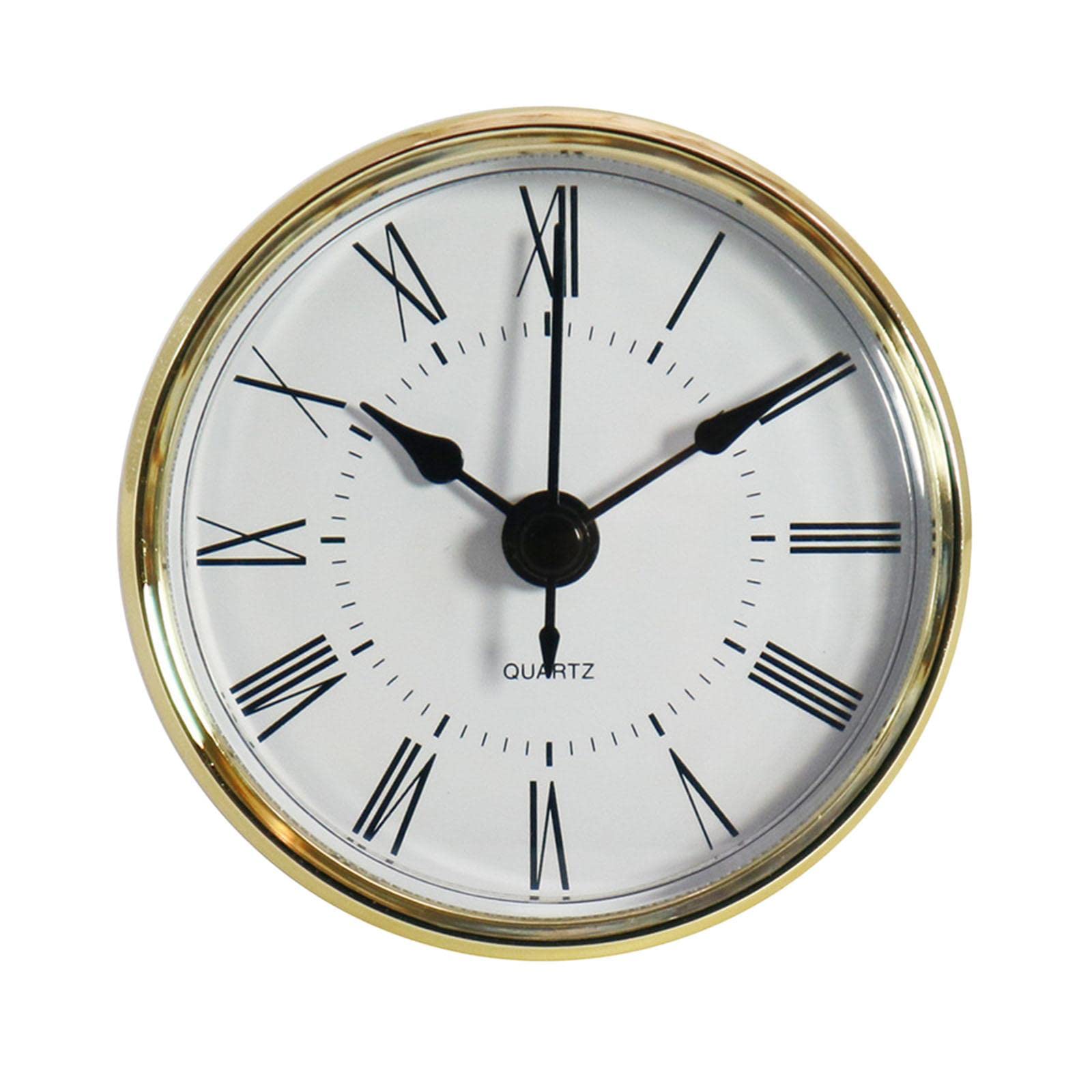 ATORSE 70mm Insert Clock Movement Quartz Battery Fit Up Bedroom Roman Numerals-image-29