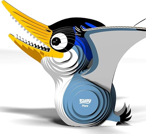 Miniatura 3 de EUGY 053 Ptero Eco-Friendly 3D Paper Puzzle Nuevo Sello