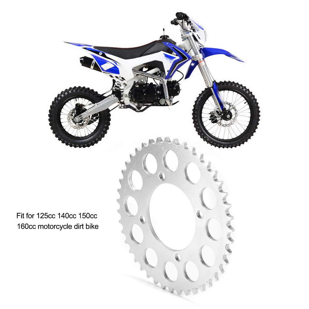 Tbest Couronne Dirt Plateau Chaine 420,Pignon De Chaîne 420,Pignon Arrière De Chaîne 420 43 Dents pour Moto Dirt Bike 125 140 150 160