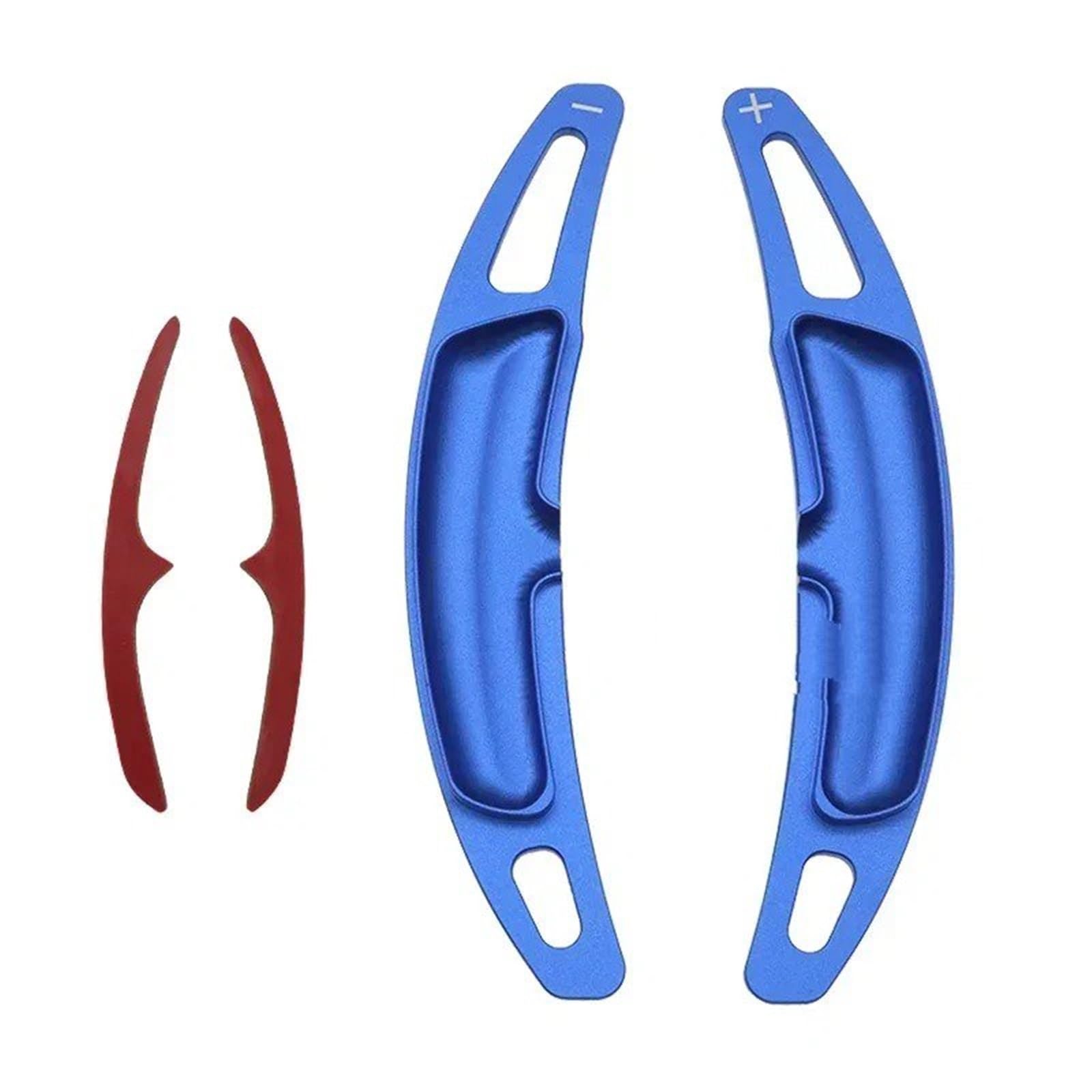 Yakisa Blue Paddles Shift For Macan For Panamera For Cayenne 911 For 718 918 Car Steering Wheel Shift Paddle Gear Extend Shifters Sticker Paddle Shifter(Blue)