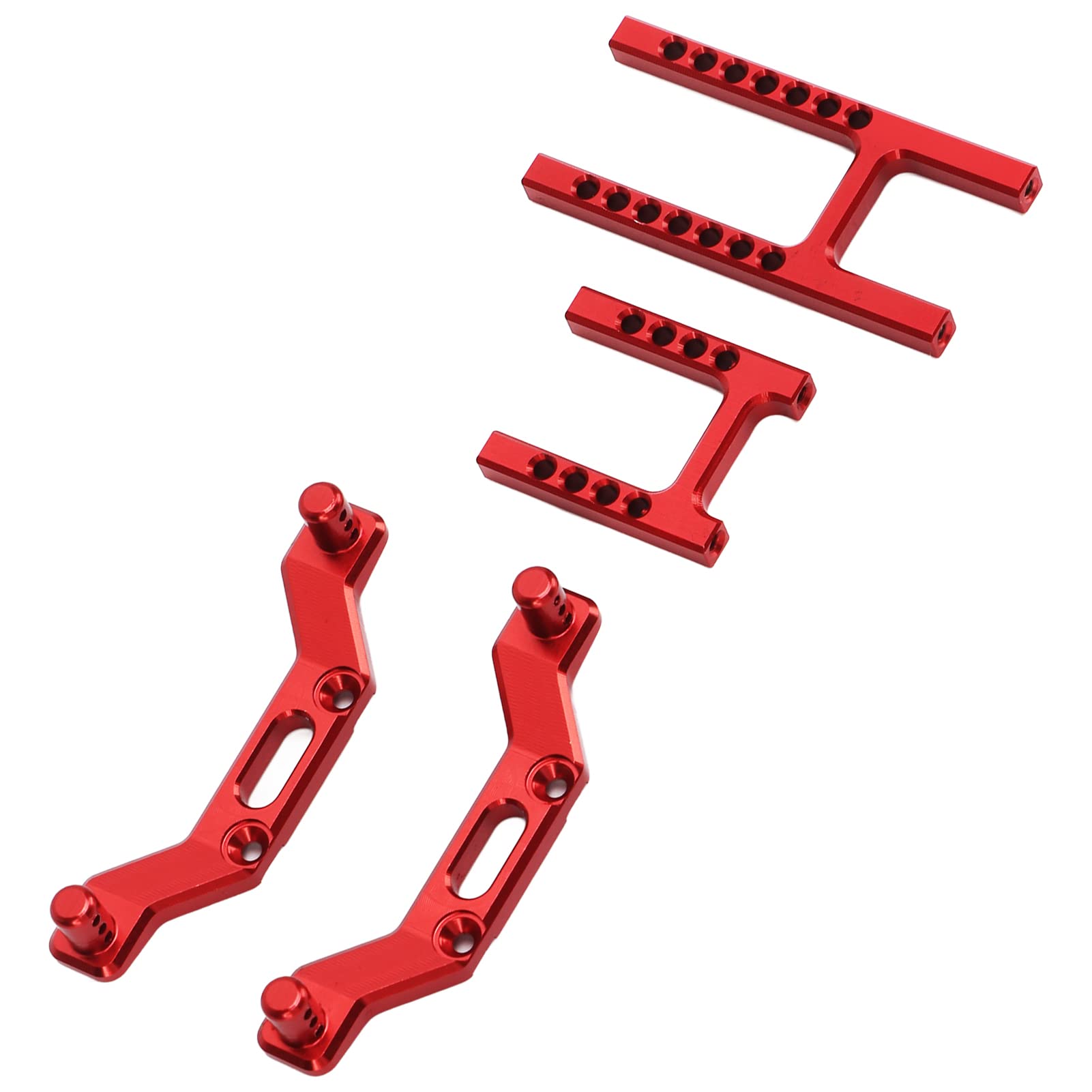 Supports De Carrosserie RC En Alliage D'aluminium – Pour LaTrax Teton 1/18, Réglables En Hauteur, Bleu