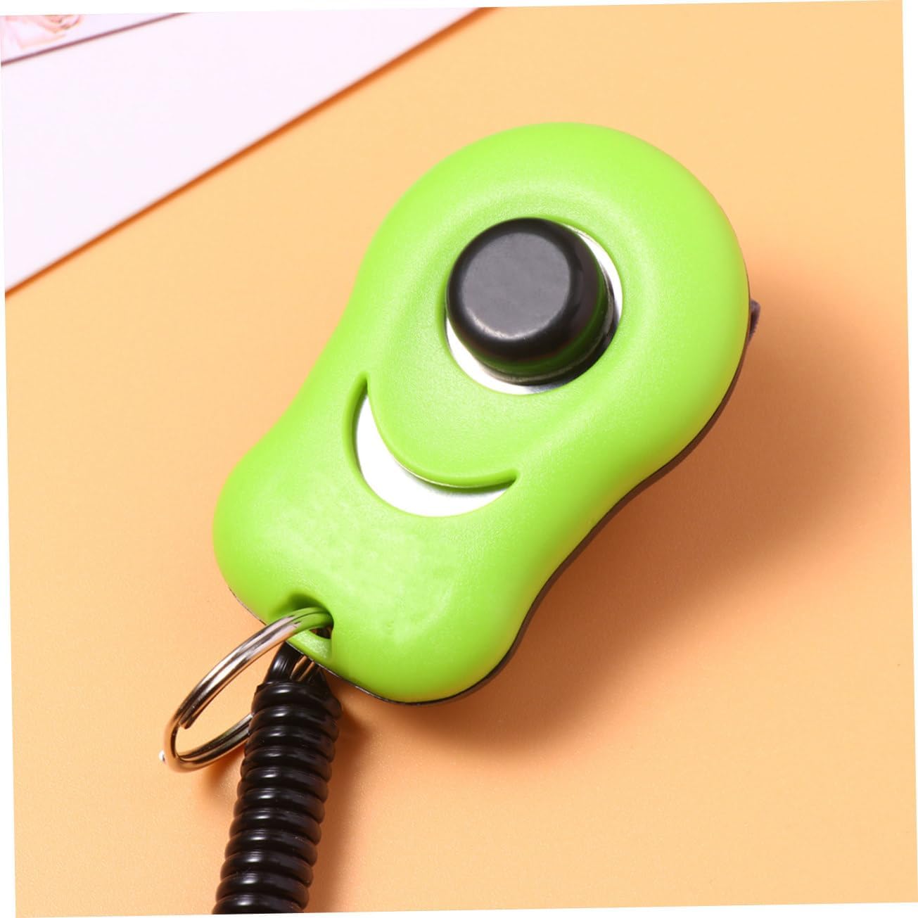 Yardwe Training Sound Device with Whistle for Dog and Mouse ABS Green | Distinct Sound for Attention Indicator, Pet Behavior Training Tool, One Piece, Sound Training