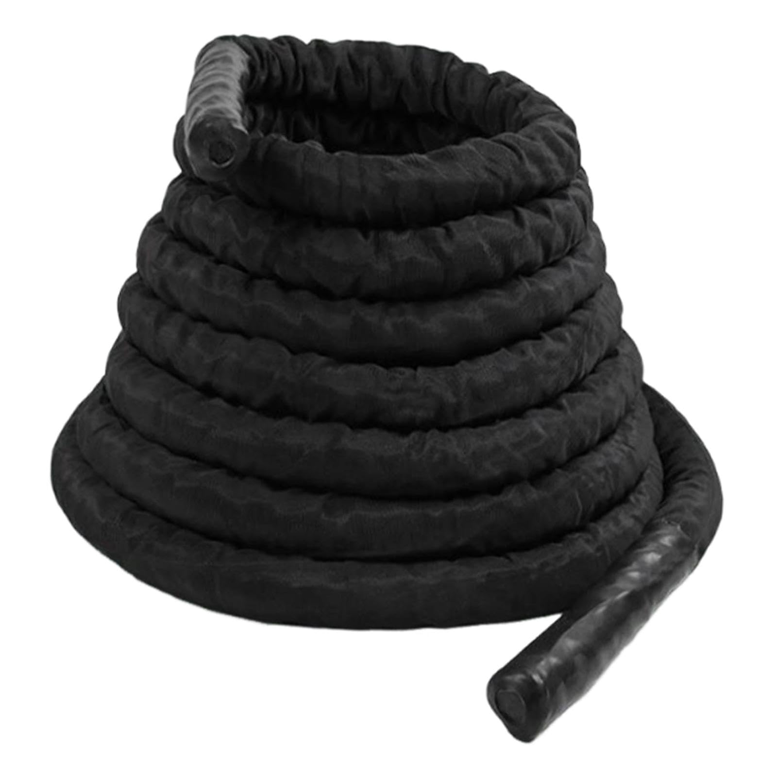 Battle Rope Muscle Building Conditioning Heavy Non Slip Handles Fitness Rope 38mm Black|1 Battle Rope | Strength Training| Strength Training | Fitness Running & Yoga |Sporting Goods-image-30